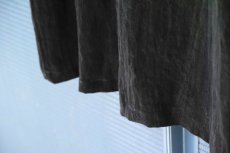 画像16: LINEN SUMIZOME ATELIER COAT CHARCOAL GRAY (16)