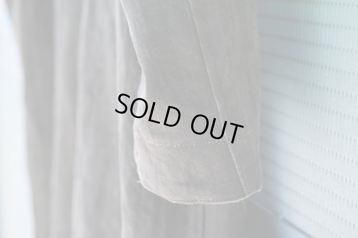 画像17: LINEN SUMIZOME ATELIER COAT CHARCOAL GRAY (17)