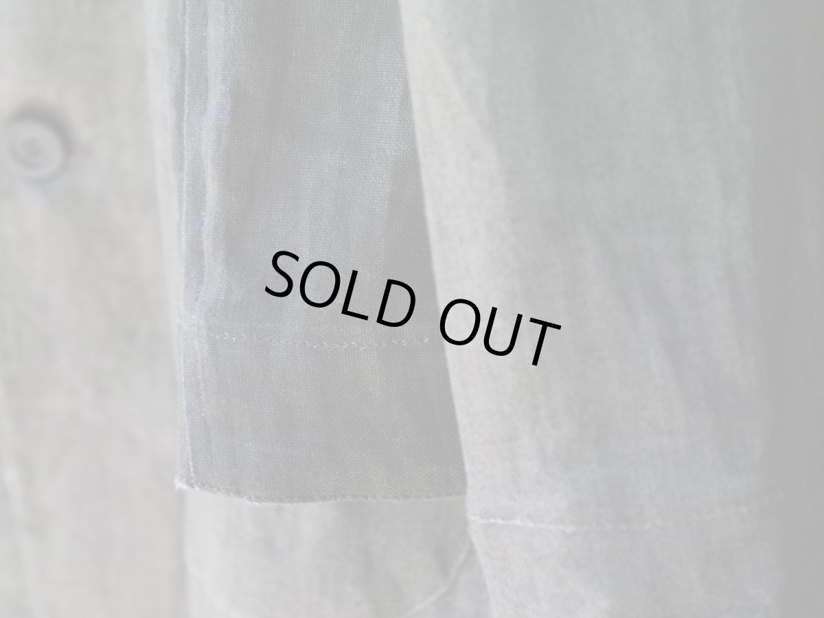 画像20: LINEN SUMIZOME ATELIER COAT CHARCOAL GRAY (20)