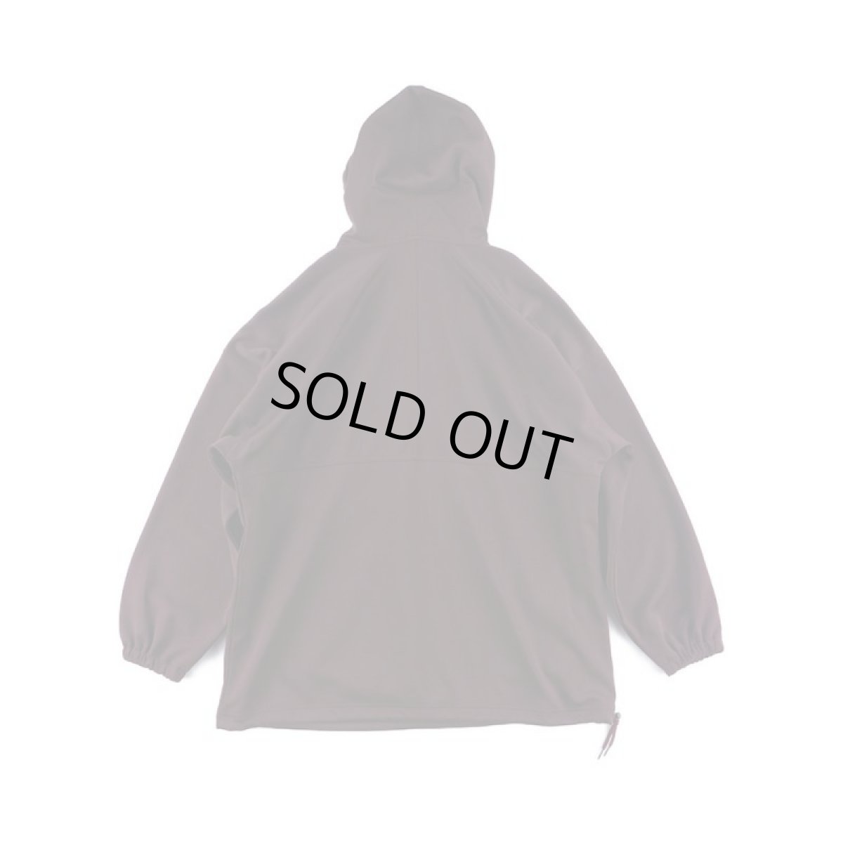 画像2: PULLOVER TRACK PARKA WINE RED (2)