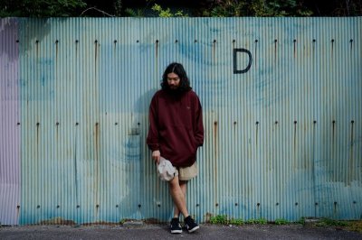 画像1: PULLOVER TRACK PARKA　WINE RED