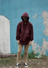 画像9: PULLOVER TRACK PARKA　WINE RED (9)