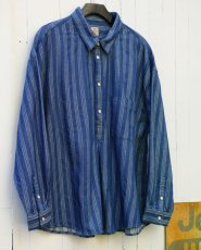 画像9: STRIPE JACQUARD CHAMBRAY PULLOVER SHIRTS (9)