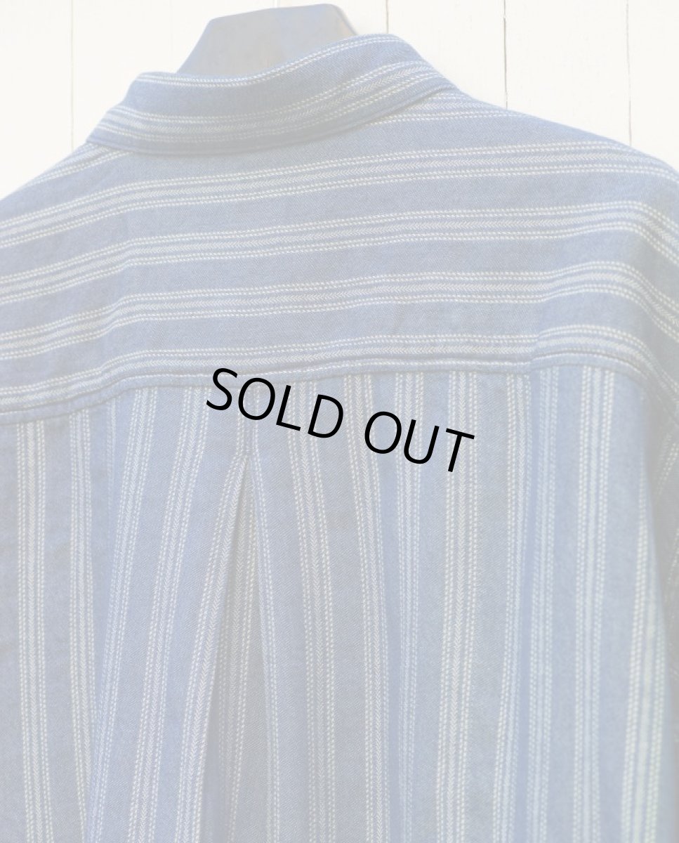 画像16: STRIPE JACQUARD CHAMBRAY PULLOVER SHIRTS (16)