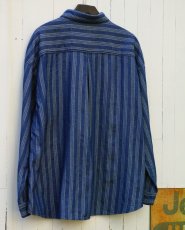 画像10: STRIPE JACQUARD CHAMBRAY PULLOVER SHIRTS (10)