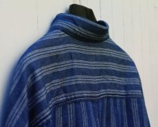 画像15: STRIPE JACQUARD CHAMBRAY PULLOVER SHIRTS (15)