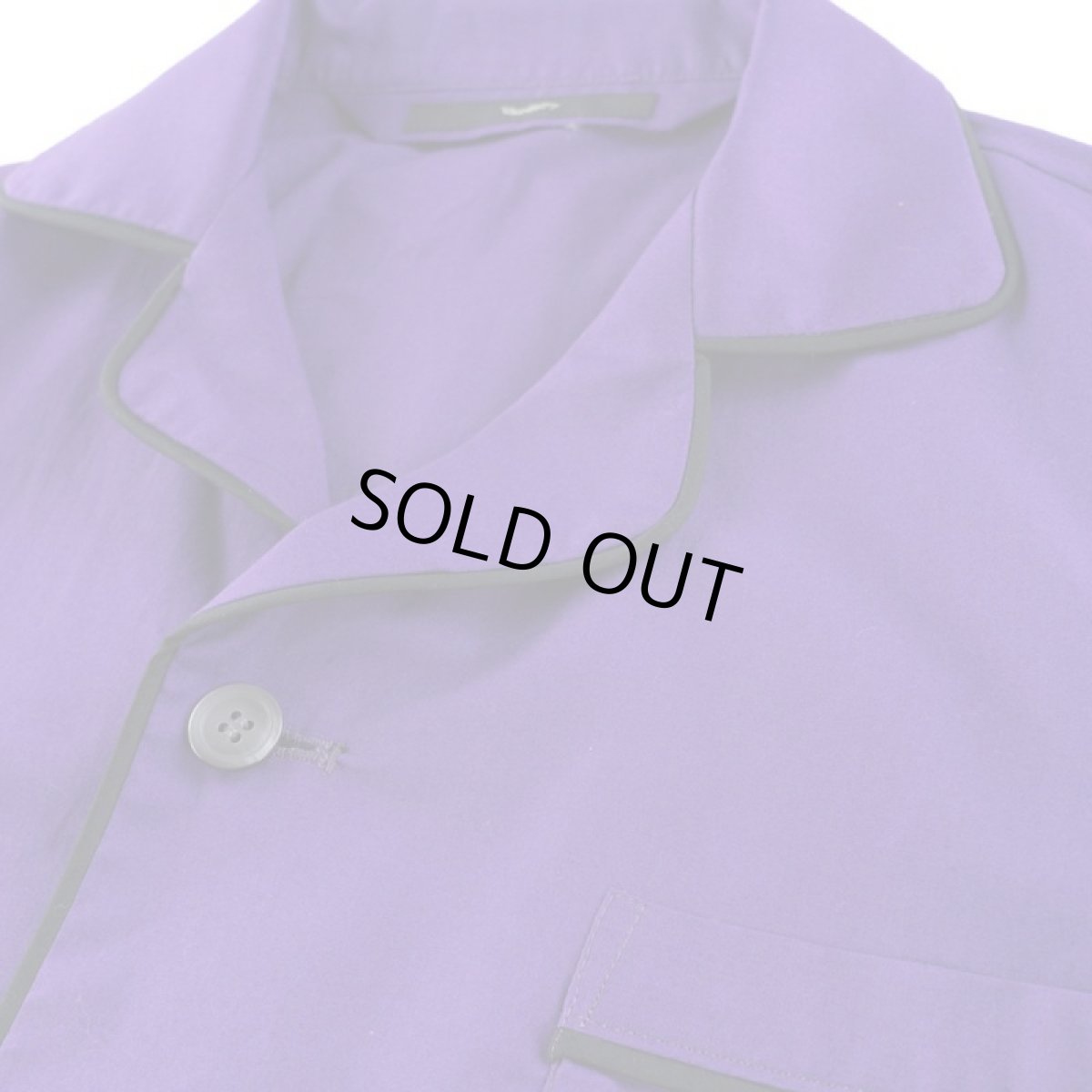 画像5: SOLID PAJAMA SHIRTS PURPLE (5)
