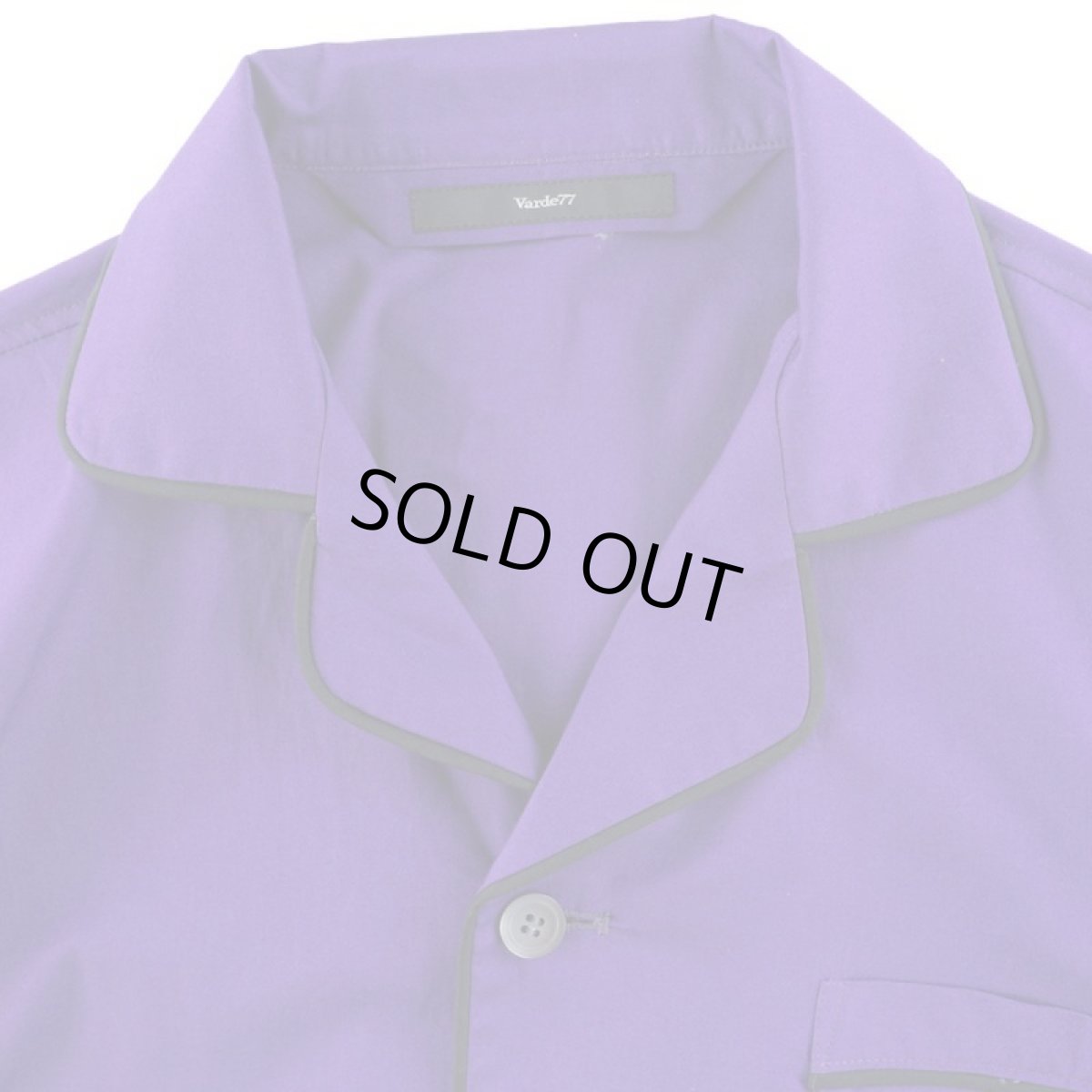 画像2: SOLID PAJAMA SHIRTS PURPLE (2)