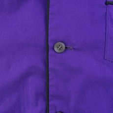 画像3: SOLID PAJAMA SHIRTS PURPLE (3)