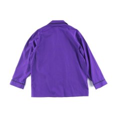 画像7: SOLID PAJAMA SHIRTS PURPLE (7)