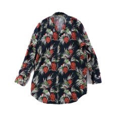 画像1: NORMAL ALOHA LONG SHIRTS BLACK (1)