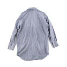 画像6: NORMAL STRIPE LONG SHIRTS NAVY (6)