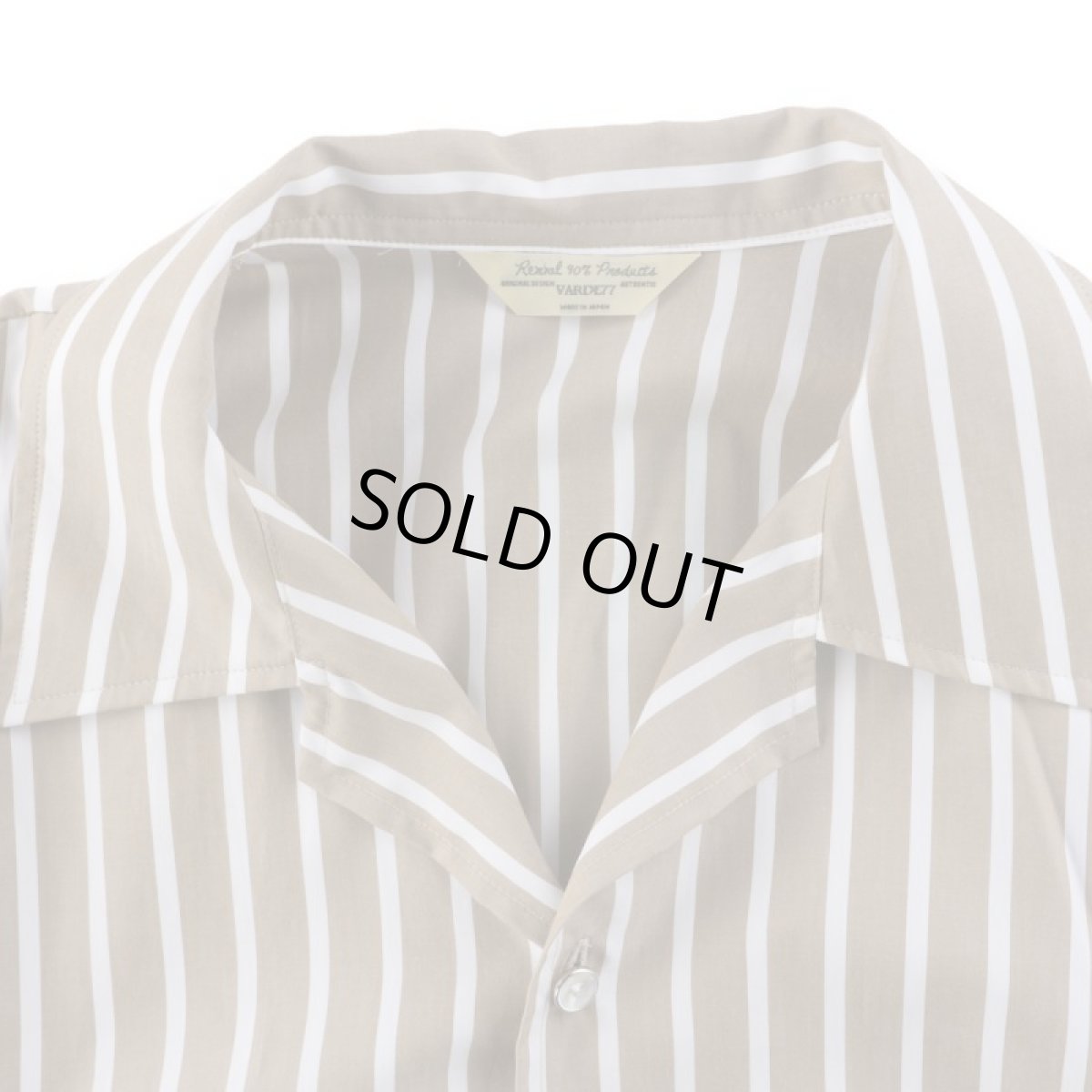 画像2: NORMAL STRIPE LONG SHIRTS BROWN (2)