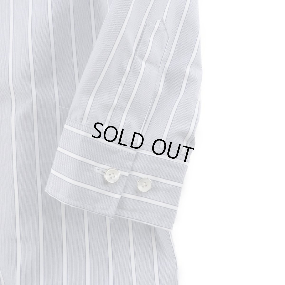 画像5: NORMAL STRIPE LONG SHIRTS NAVY (5)