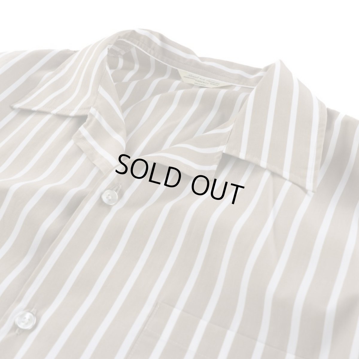 画像3: NORMAL STRIPE LONG SHIRTS BROWN (3)