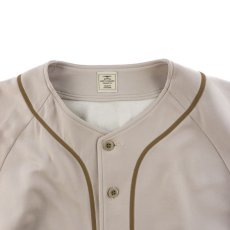 画像2: STRETCH BASEBALL SHIRTS BEIGE (2)