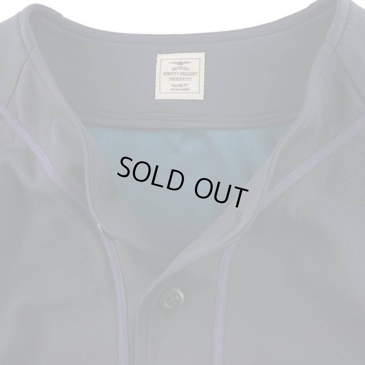 画像6: STRETCH BASEBALL SHIRTS BLACK (6)