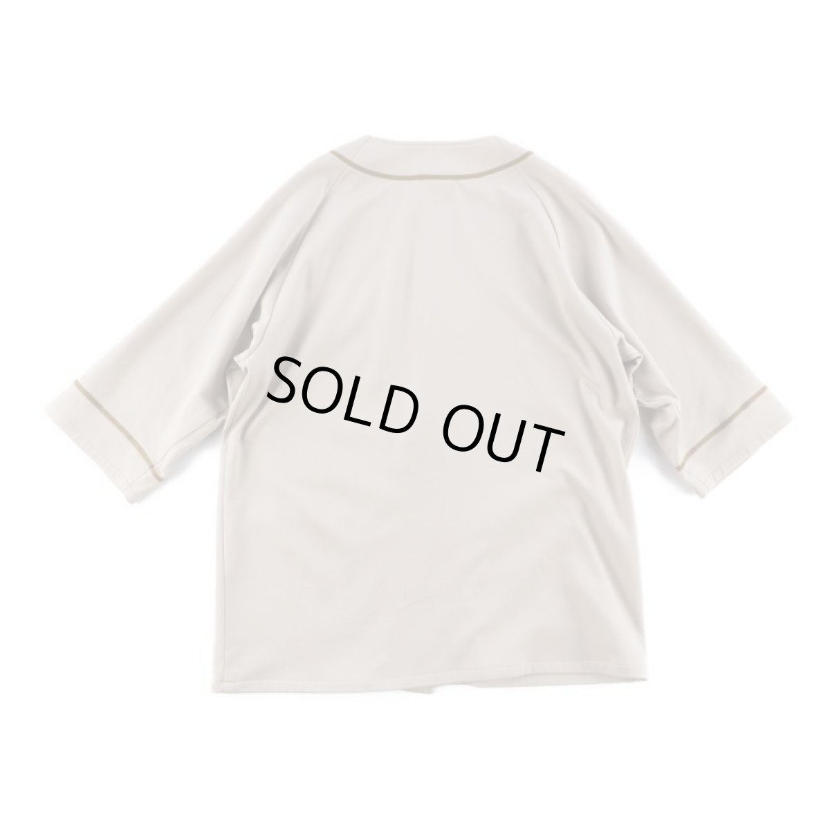 画像6: STRETCH BASEBALL SHIRTS BEIGE (6)