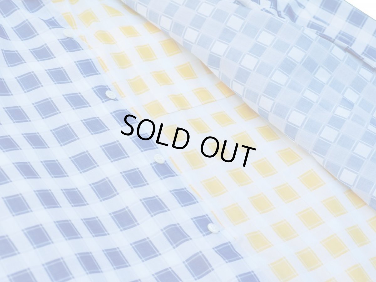 画像7: M A R N I   TRICK SHIRTS BLUECECK/YELLOW CHECK   CUMU0048Q0 (7)