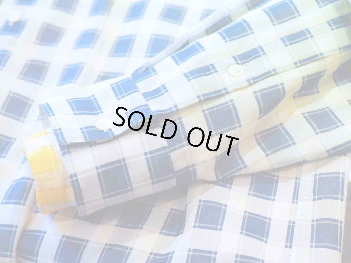 画像8: M A R N I   TRICK SHIRTS BLUECECK/YELLOW CHECK   CUMU0048Q0 (8)