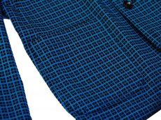 画像4: M A R N I   BLUE BLACK TAILORED JACKET   GUMU0004A0 (4)