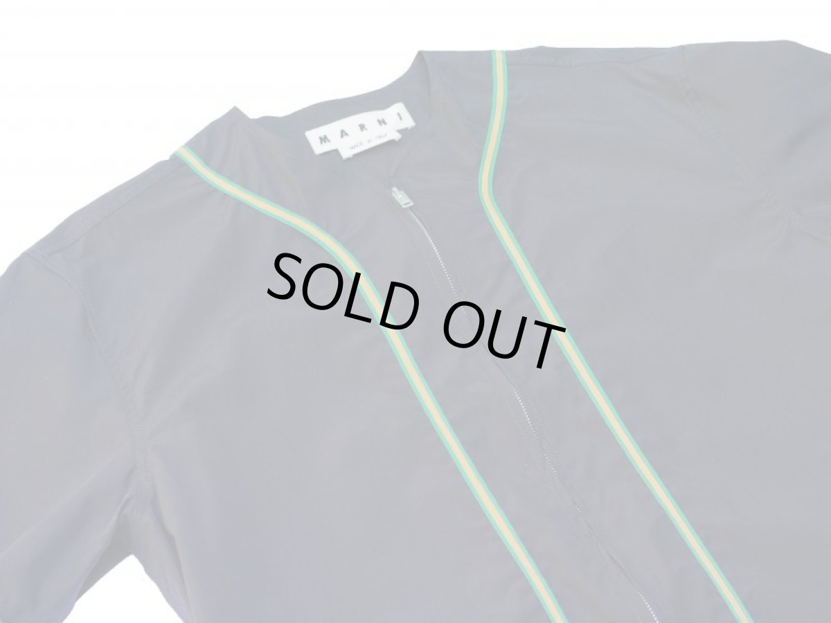 画像7: M A R N I  ZIPUP BASEBALL SHIRTS  GRAY CUMU0045X0 (7)