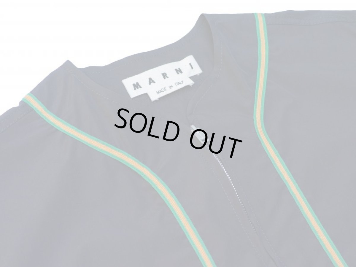 画像2: M A R N I  ZIPUP BASEBALL SHIRTS  GRAY CUMU0045X0 (2)