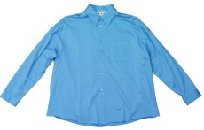 画像1: M A R N I  L/S SHIRTS LIGHT BLUE CUMU0046A0 (1)