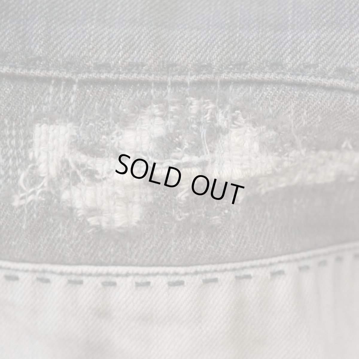 画像4: ＜限定商品＞VARDE77" BLACK" PATCHWORK DAMAGE DENIM　PANTS (4)