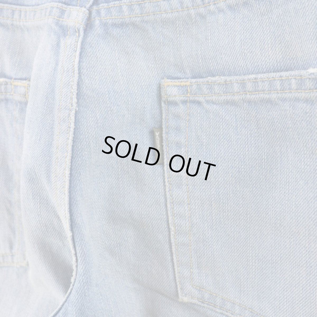 画像8: MODERATE DAMAGE&REPAIR DENIM PANTS (8)