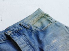 画像10: MODERATE DAMAGE&REPAIR DENIM PANTS (10)