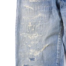 画像4: MODERATE DAMAGE&REPAIR DENIM PANTS (4)