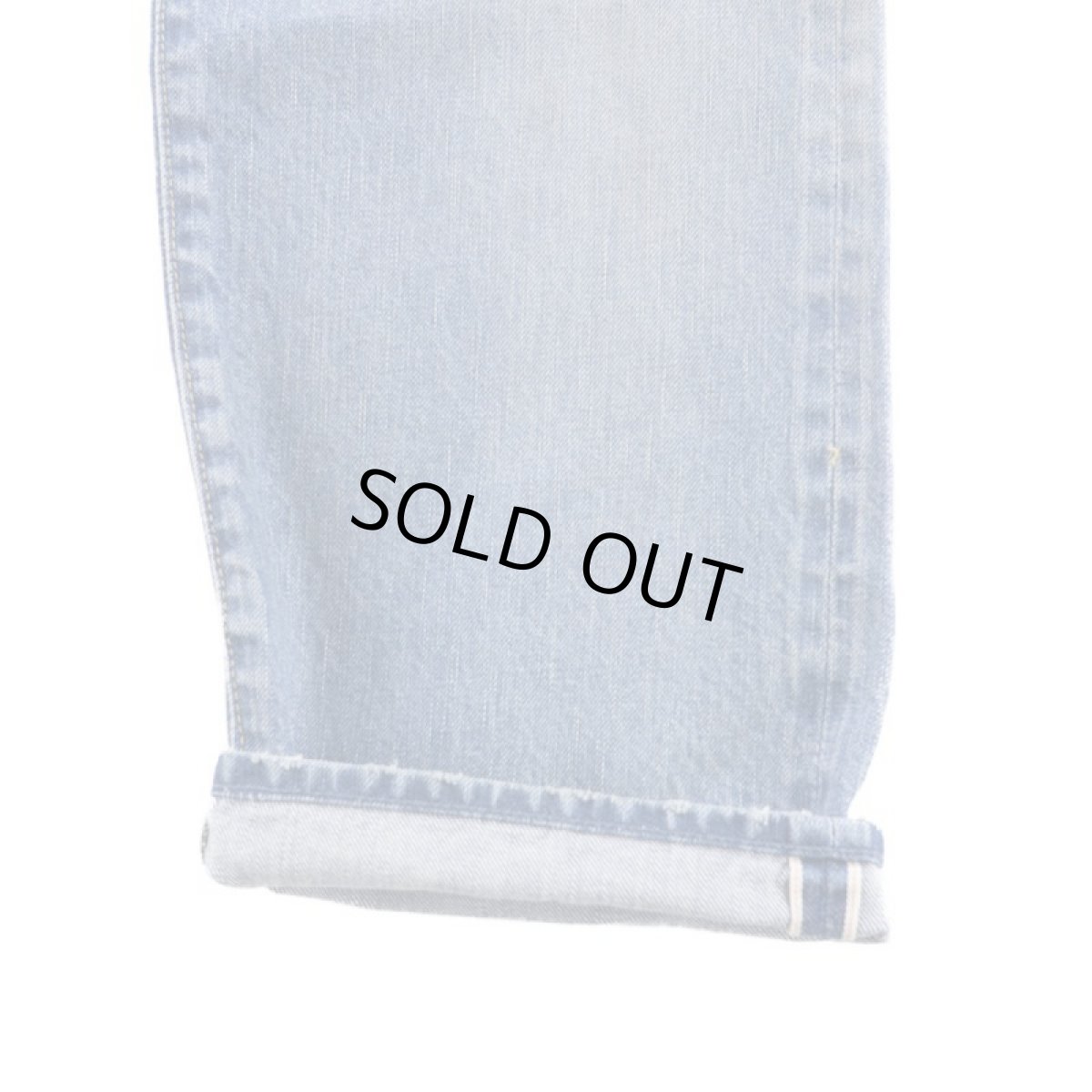 画像3: MODERATE DAMAGE&REPAIR DENIM PANTS (3)