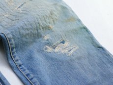 画像13: MODERATE DAMAGE&REPAIR DENIM PANTS (13)