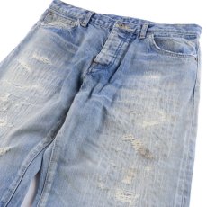 画像5: MODERATE DAMAGE&REPAIR DENIM PANTS (5)