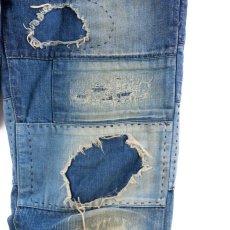 画像4: PATCHWORK DAMAGE DENIM　PANTS (4)