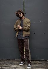 画像8: VARDE77 THE SOURCE TRACK PANTS BROWN (8)