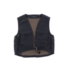 画像1: REBELLION VEST BLACK (1)