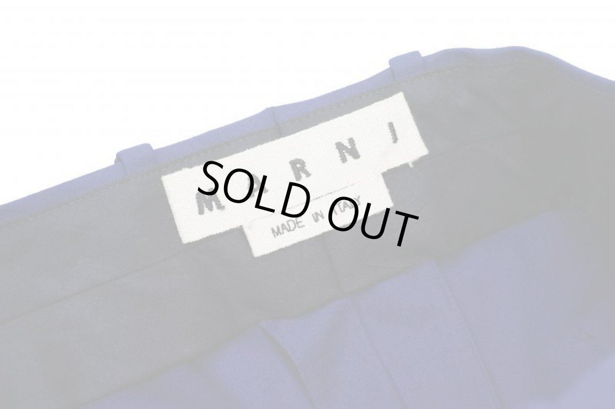 画像10: M A R N I  COTTON TWILL PANTS BLUE PUMU0016A0 (10)