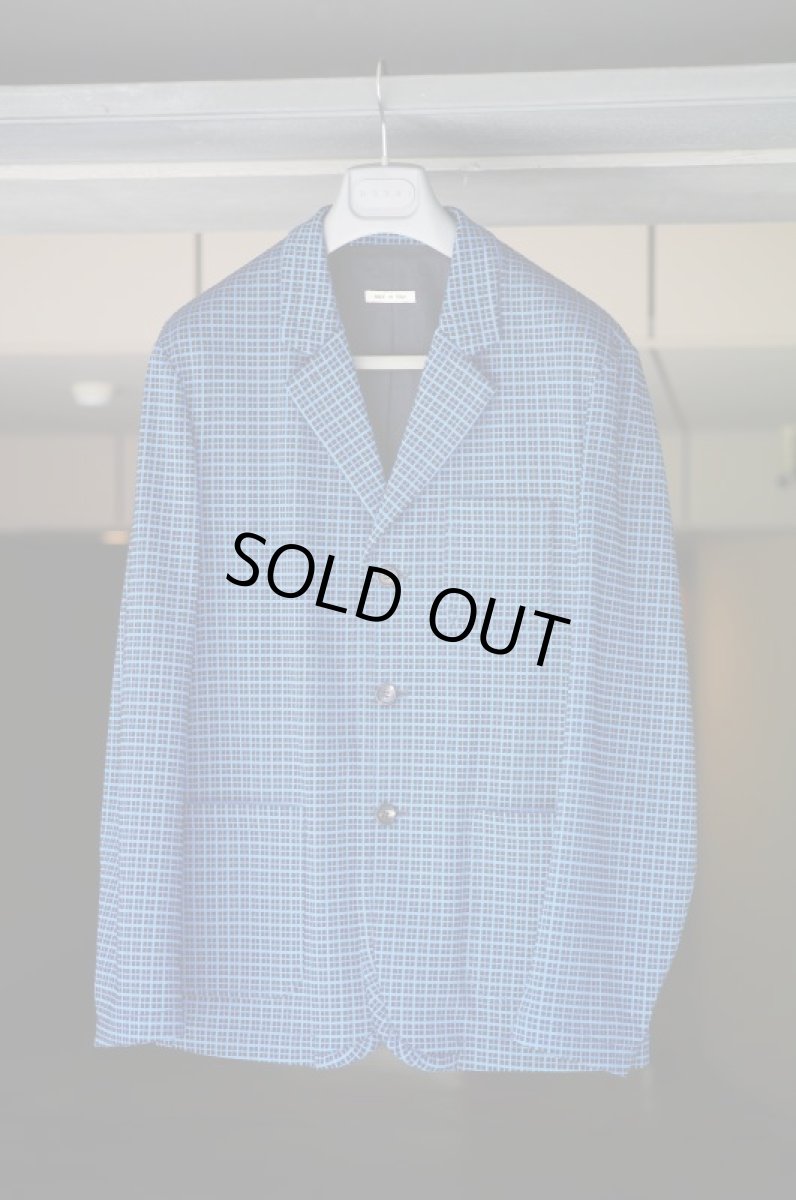 画像9: M A R N I   BLUE BLACK TAILORED JACKET   GUMU0004A0 (9)