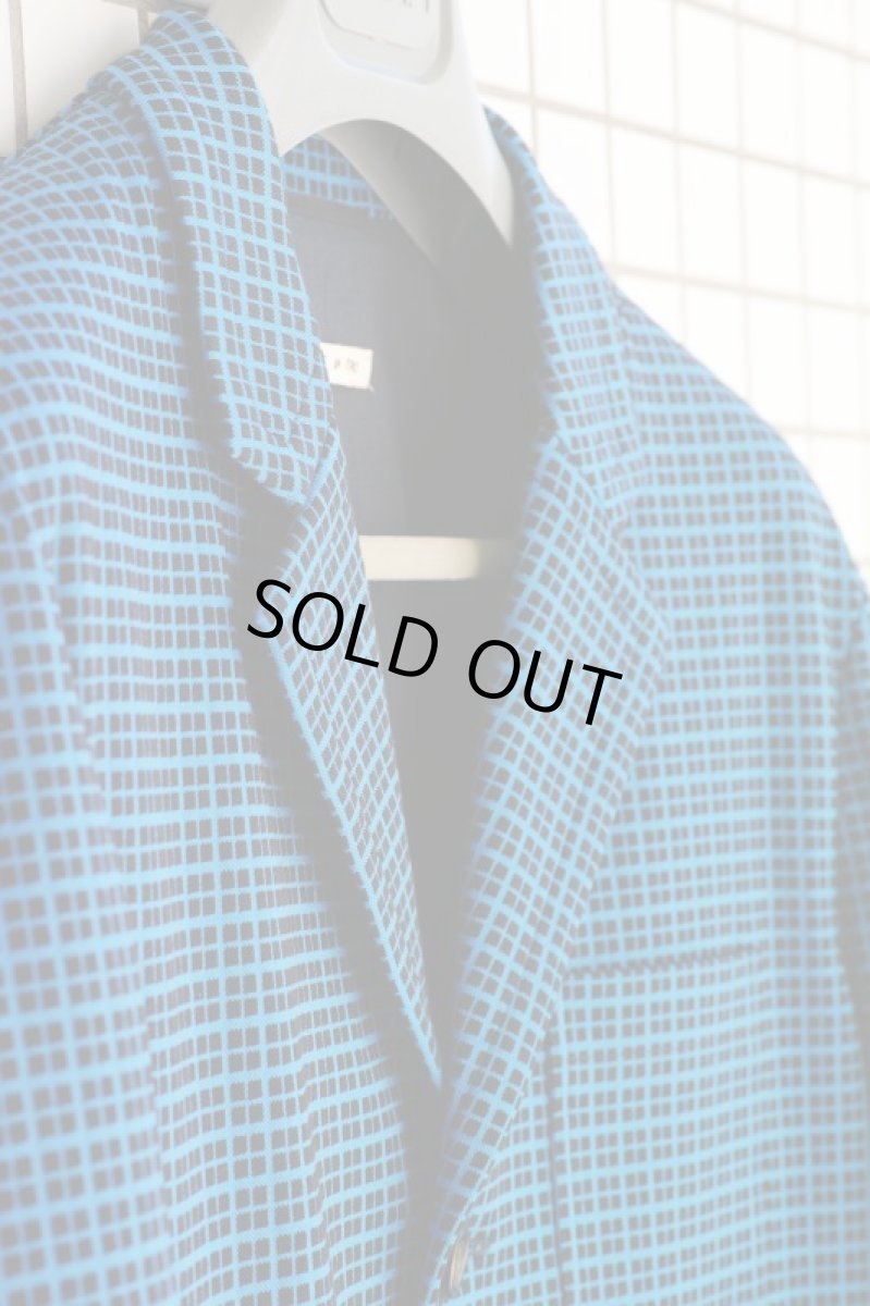 画像11: M A R N I   BLUE BLACK TAILORED JACKET   GUMU0004A0 (11)