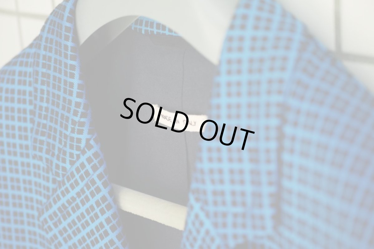 画像15: M A R N I   BLUE BLACK TAILORED JACKET   GUMU0004A0 (15)