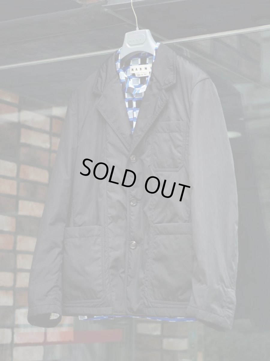 画像12: M A R N I 　BLACK TAILORED JACKET　　　　　GUMU0019W0 (12)
