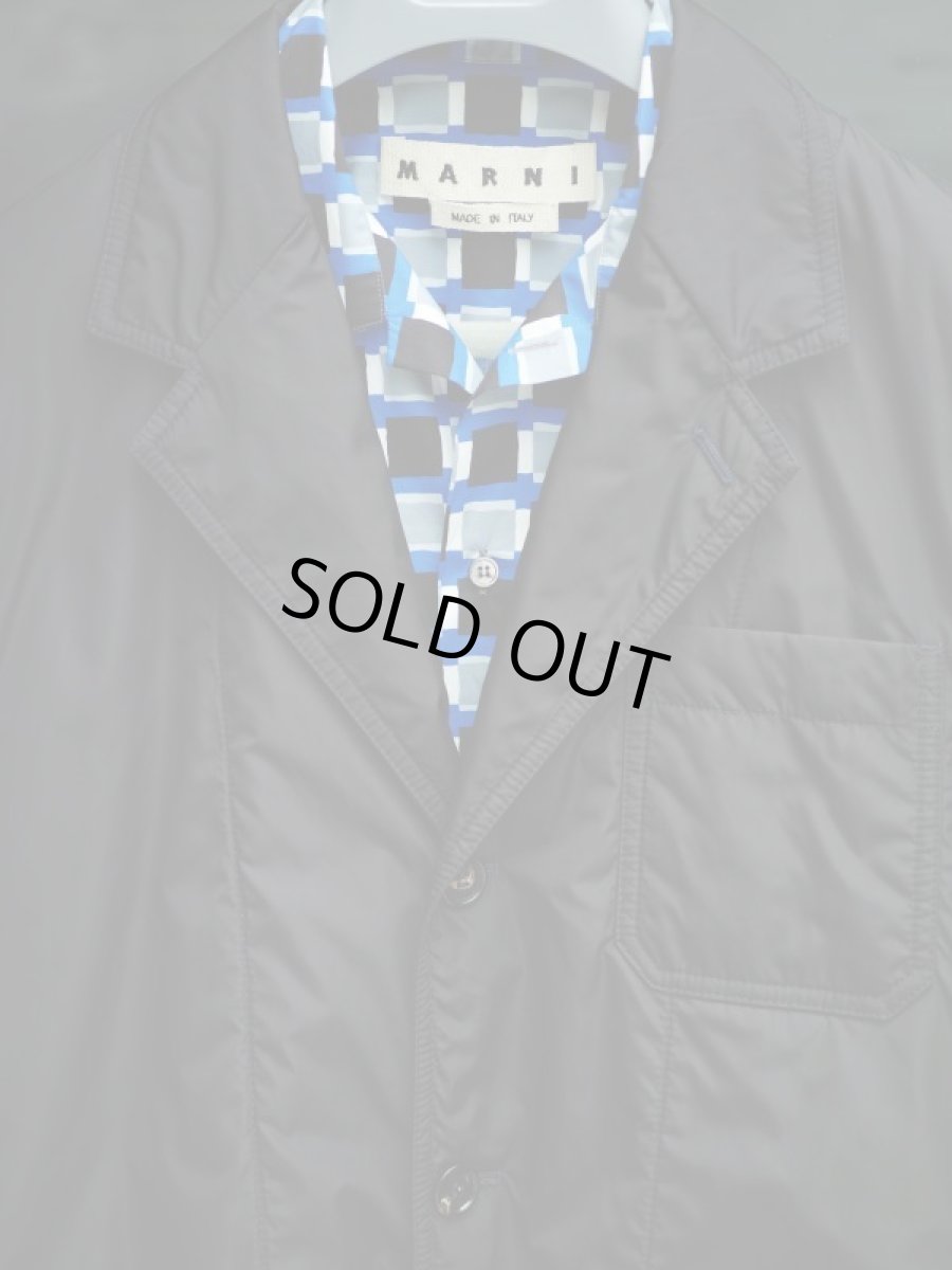 画像13: M A R N I 　BLACK TAILORED JACKET　　　　　GUMU0019W0 (13)