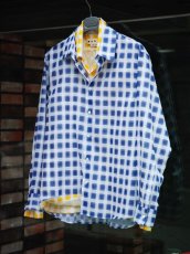 画像9: M A R N I   TRICK SHIRTS BLUECECK/YELLOW CHECK   CUMU0048Q0 (9)