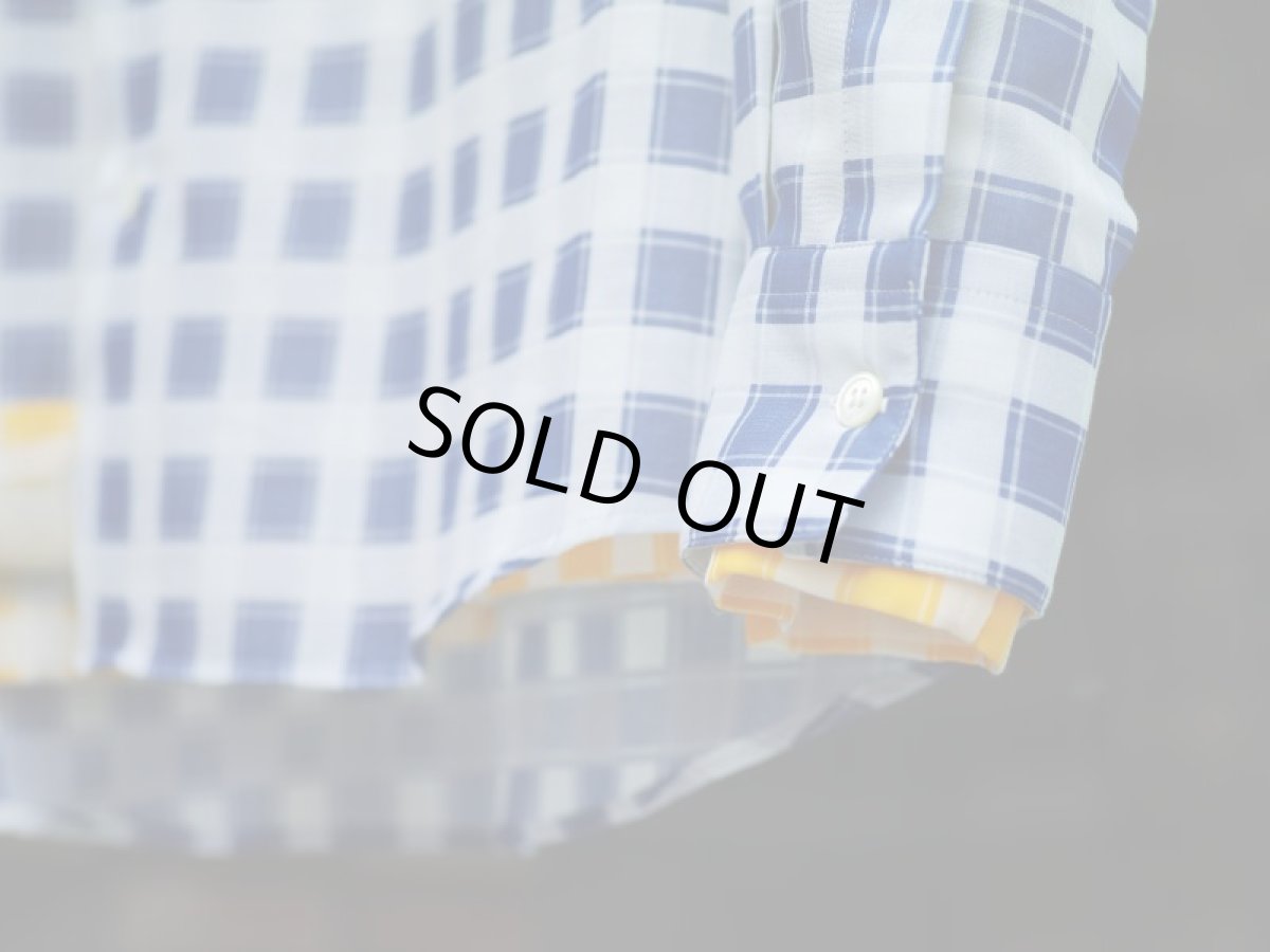 画像14: M A R N I   TRICK SHIRTS BLUECECK/YELLOW CHECK   CUMU0048Q0 (14)