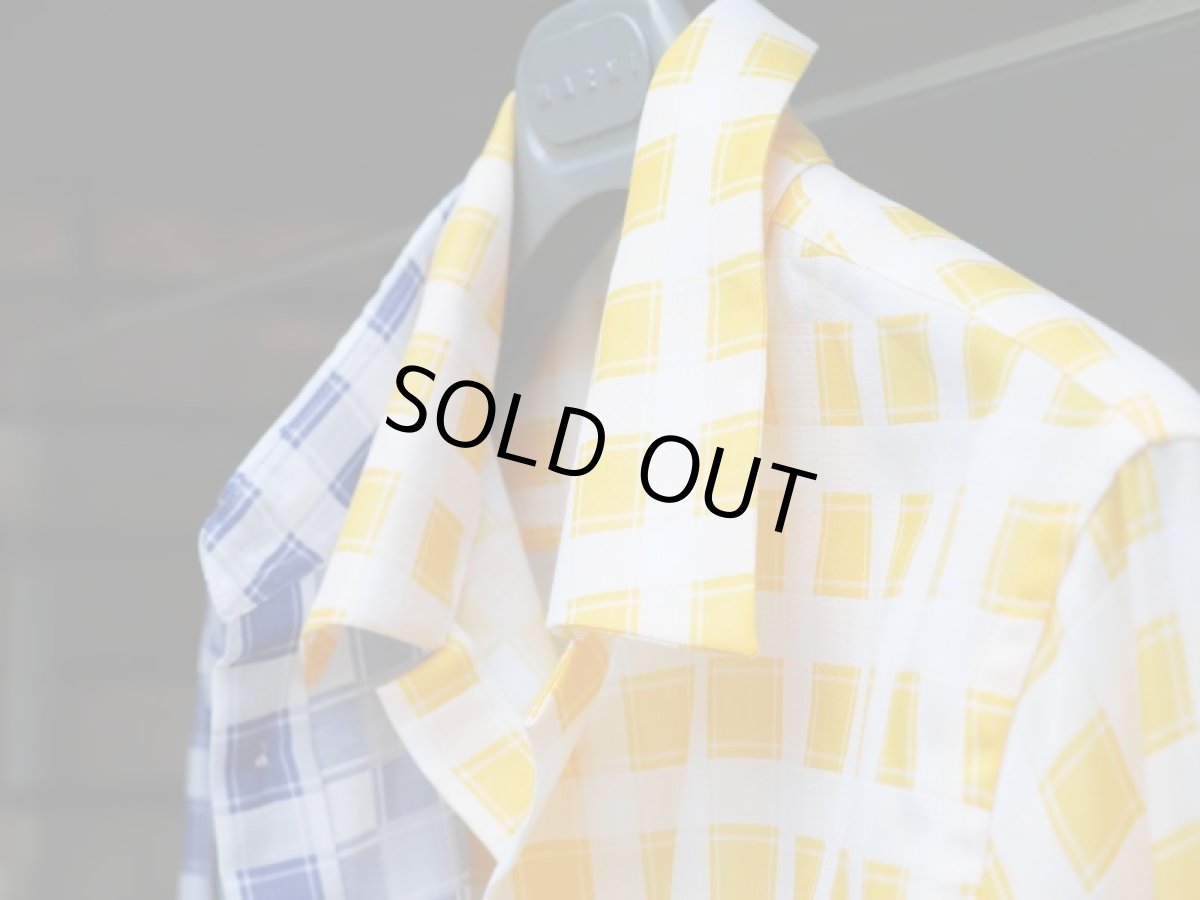 画像15: M A R N I   TRICK SHIRTS BLUECECK/YELLOW CHECK   CUMU0048Q0 (15)