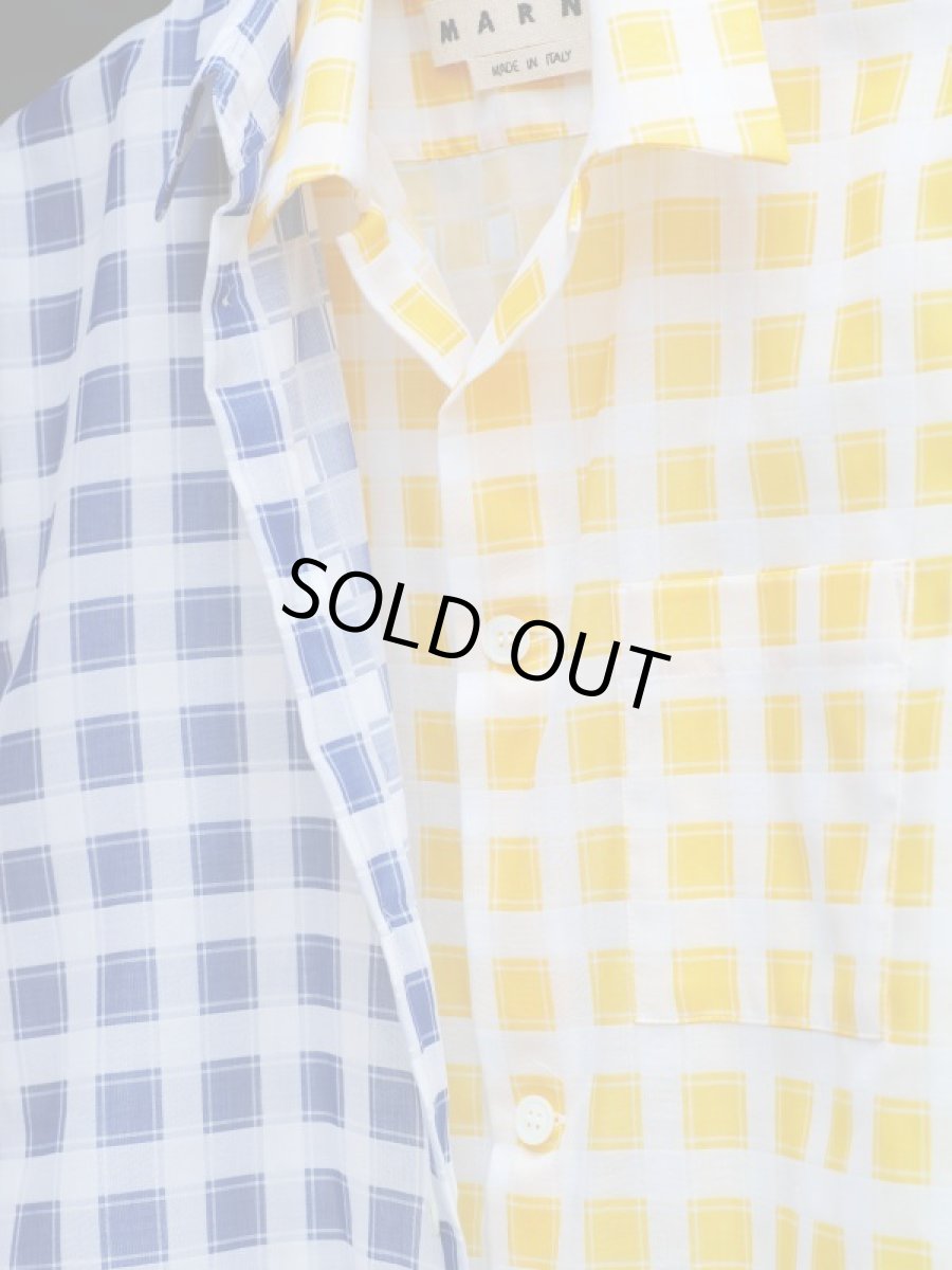 画像16: M A R N I   TRICK SHIRTS BLUECECK/YELLOW CHECK   CUMU0048Q0 (16)