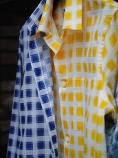 画像17: M A R N I   TRICK SHIRTS BLUECECK/YELLOW CHECK   CUMU0048Q0 (17)