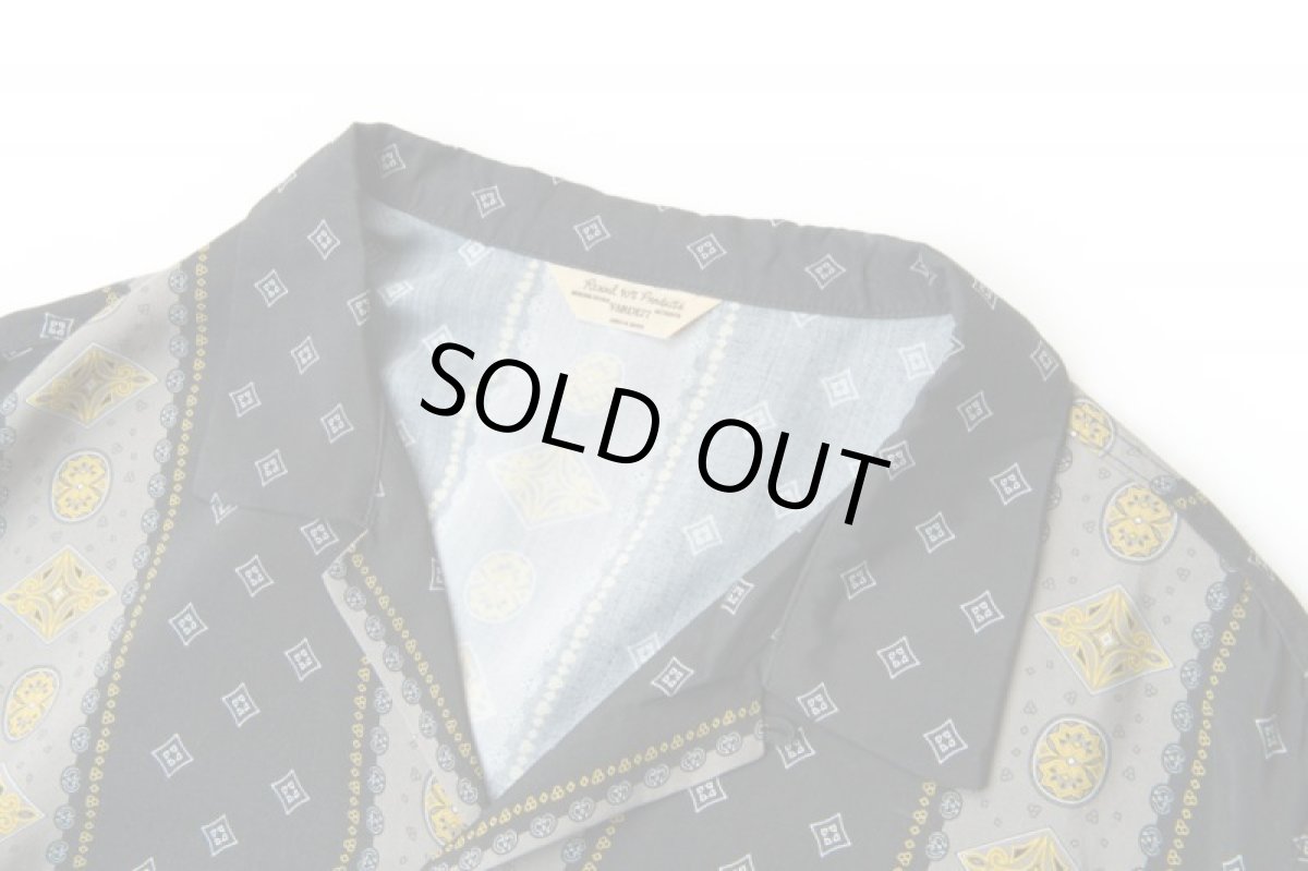 画像3: VINTAGE TEXTILE BLACK ALOHA SHIRTS SHORT SLEEVE (3)